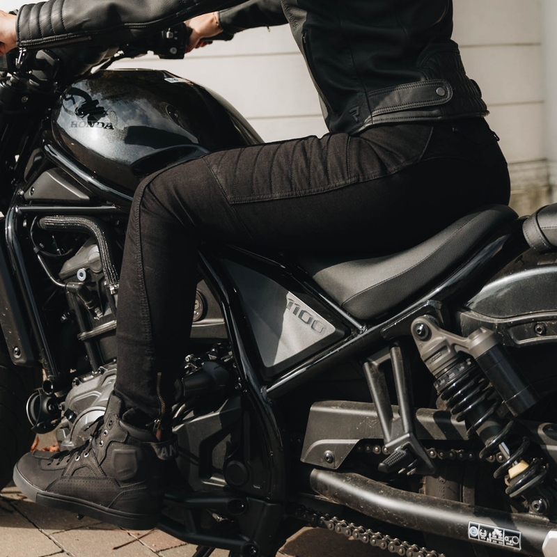 Rebelhorn Ash női motoros farmer  fekete kiárusítás