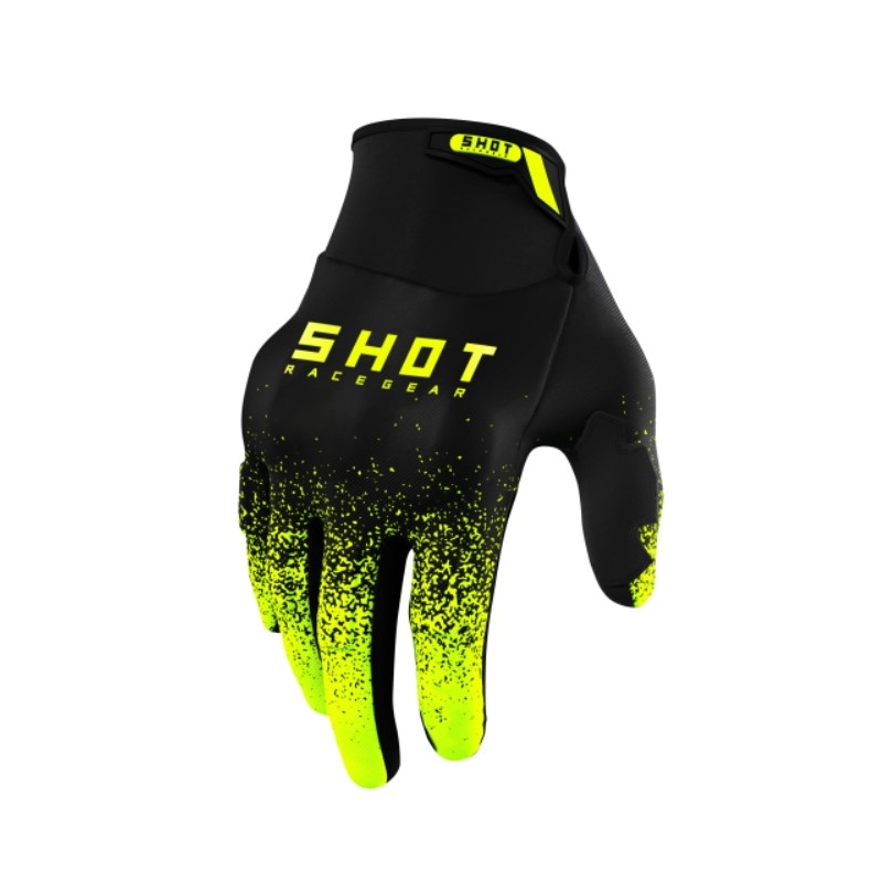 Shot Drift Edge 2.0 cross kesztyű fekete-fluo sárga