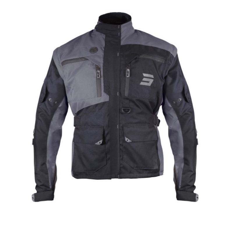 Shot Racetech motoros textilkabát fekete-szürke