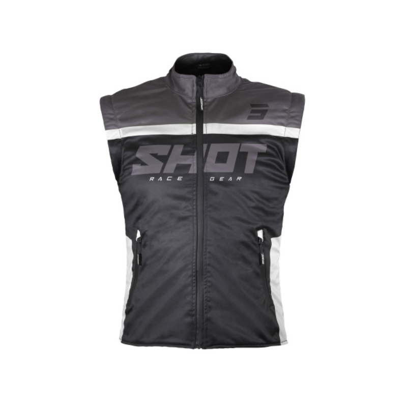 Shot Bodywarmer Lite 2.0 softshell mellény fekete-fehér kiárusítás