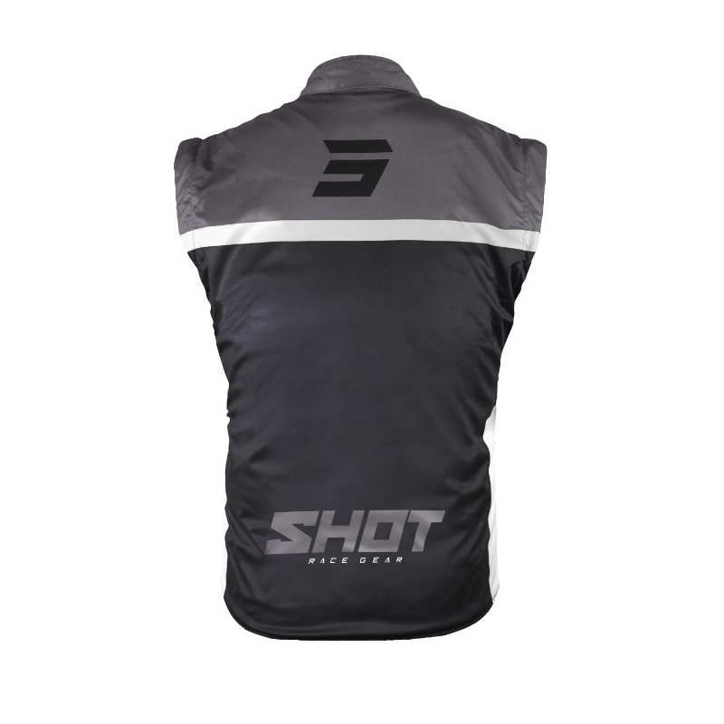 Shot Bodywarmer Lite 2.0 softshell mellény fekete-fehér kiárusítás