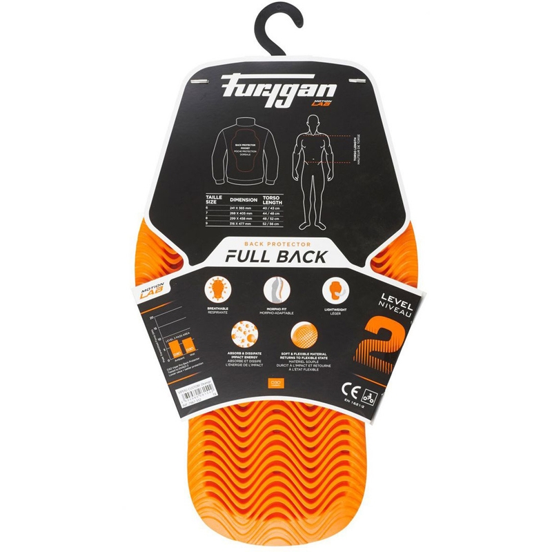 Furygan Full Back Fury D30 hát protektor