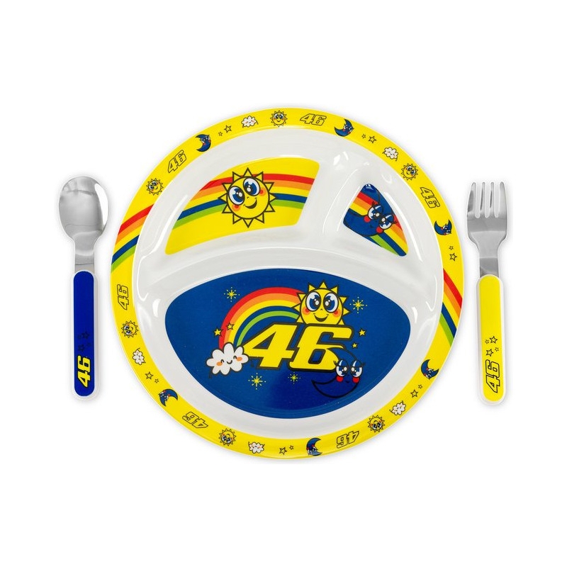 VR46 Valentino Rossi Sun and Moon gyerek étkező szett