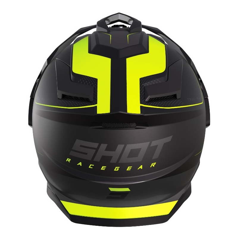Shot Trek Rally enduro bukósisak fekete-fluo sárga