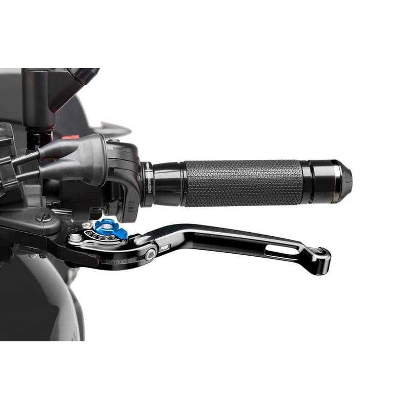 Clutch lever without adapter PUIG foldable fekete/kék