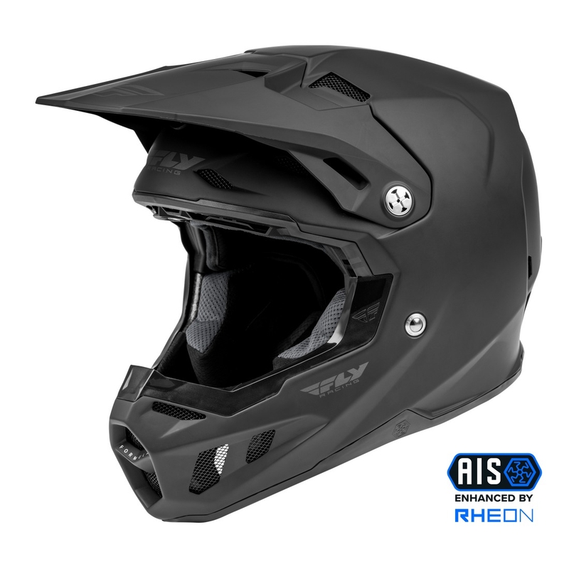 FLY Racing Formula Solid motocross bukósisak fekete matt