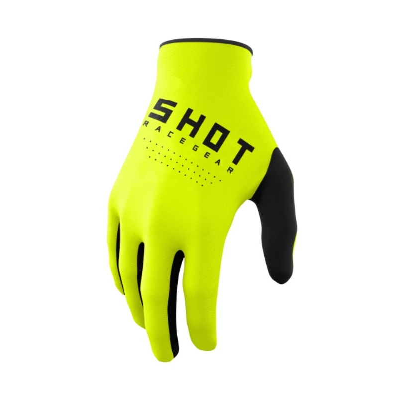 Shot Raw Kid gyerek motocross kesztyű fluo sárga kiárusítás