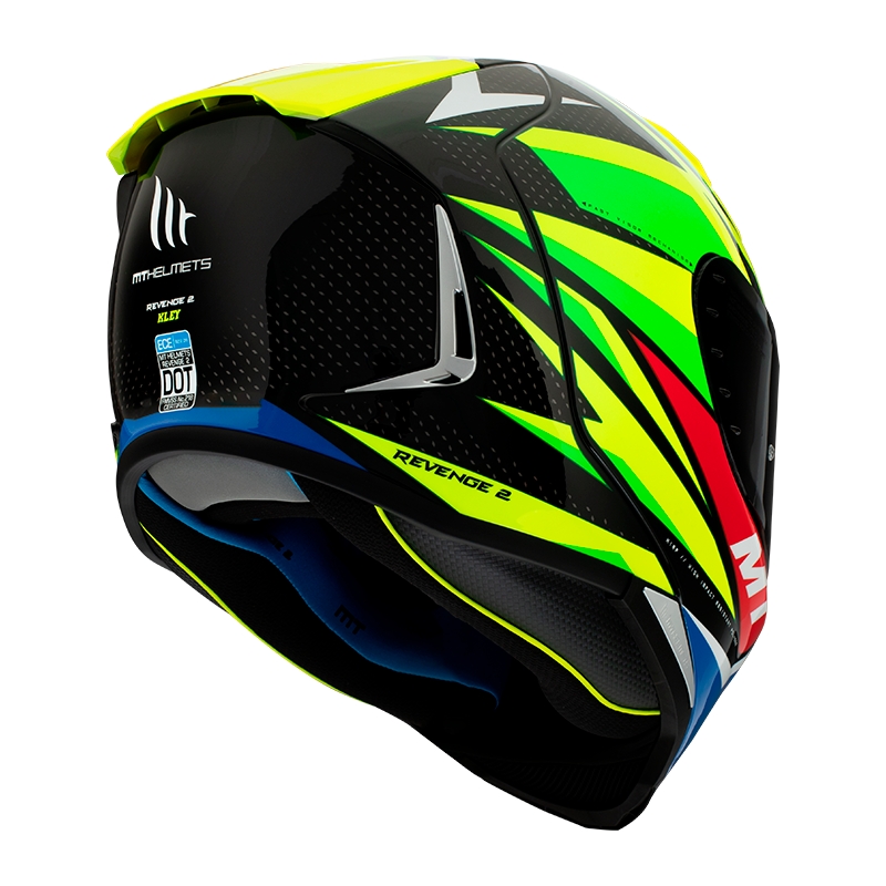 MT FF110 Revenge 2 Kley zárt bukósisak kék-fluo sárga kiárusítás