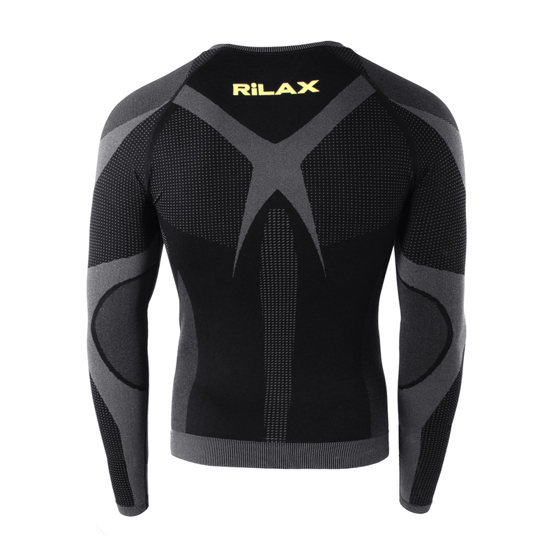 Rilax Noah férfi thermo hosszú ujjú felső fekete