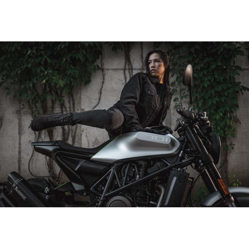 PANDO MOTO Kusari Cor 01 női motoros farmer fekete kiárusítás výprodej