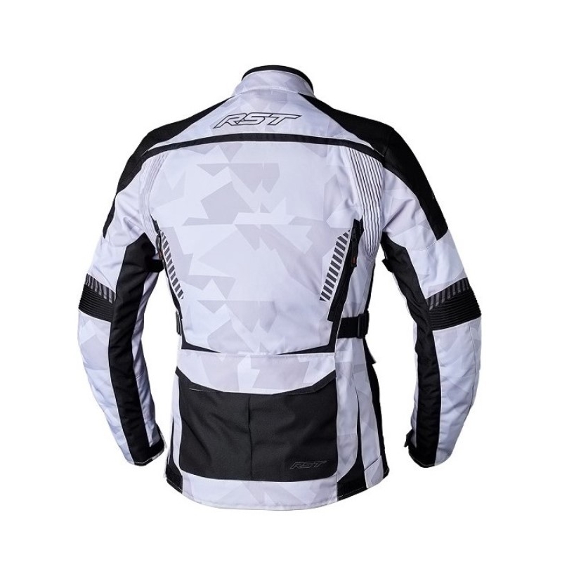 RST Maverick Evo textil motoros kabát fekete-ezüst camo kiárusítás