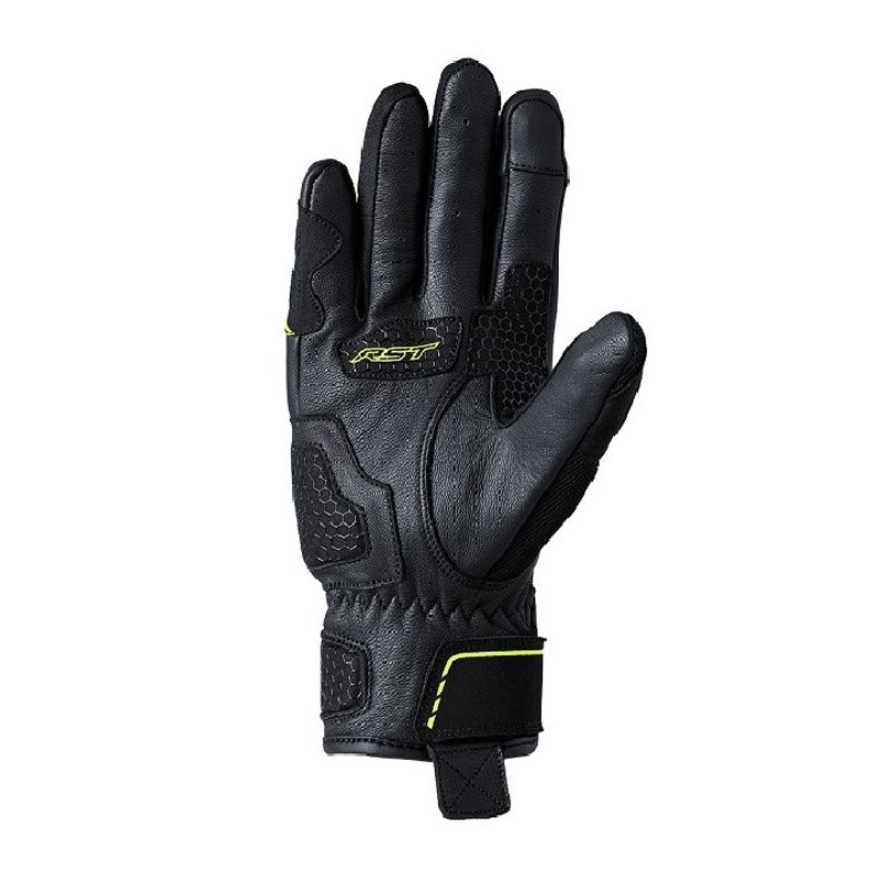 RST S-1 Mesh rövid motoros kesztyű fekete-fluo sárga kiárusítás