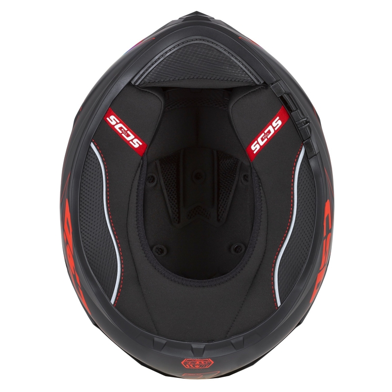 Cassida Integral GT 2.1 Flash zárt sisak fekete-piros-szürke