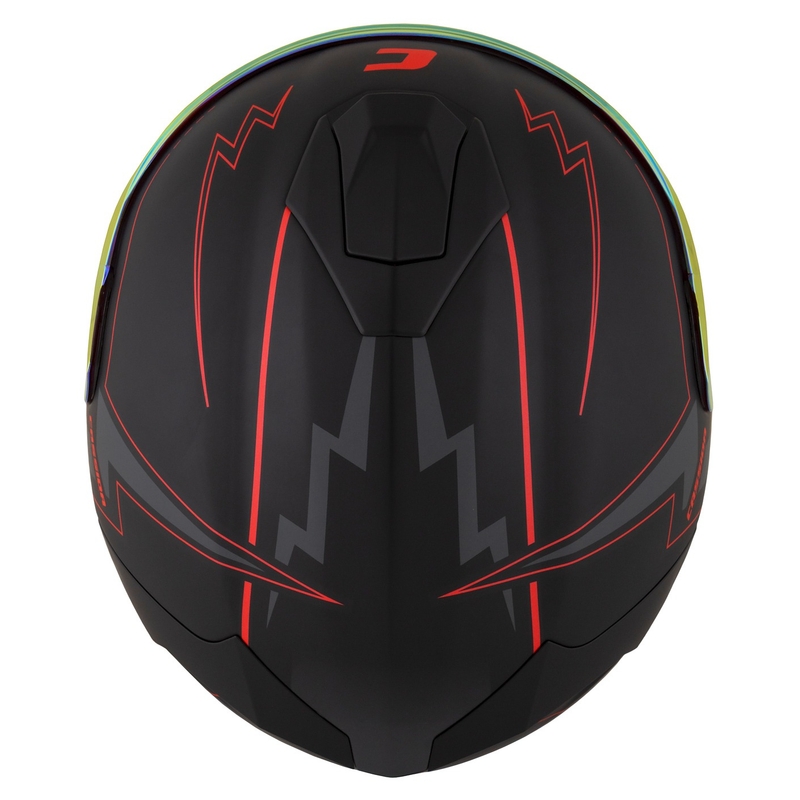 Cassida Integral GT 2.1 Flash zárt sisak fekete-piros-szürke