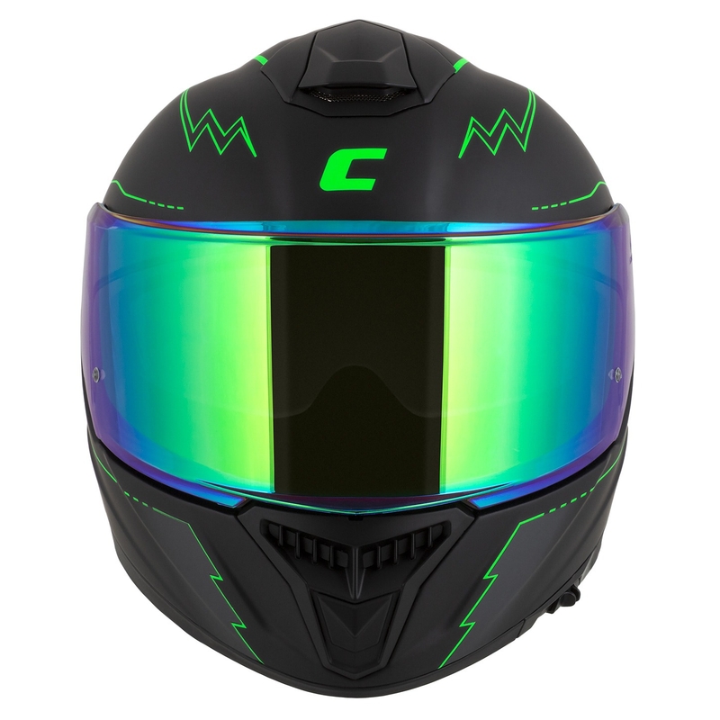 Cassida Integral GT 2.1 Flash zárt sisak fekete-fluo zöld-szürke