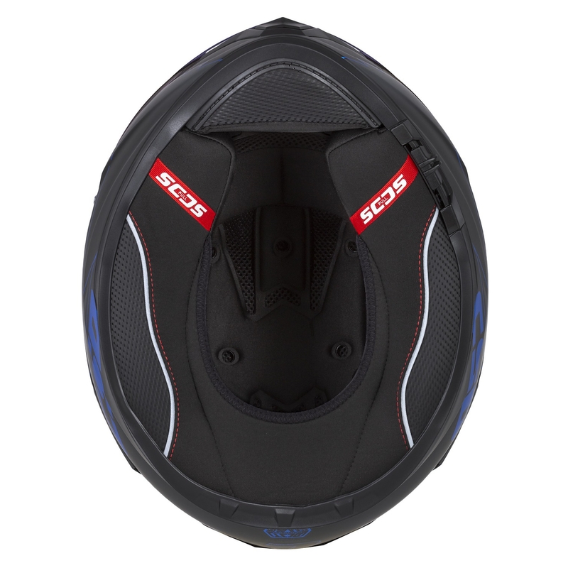 Cassida Integral GT 2.1 Flash zárt sisak fekete-kék-szürke