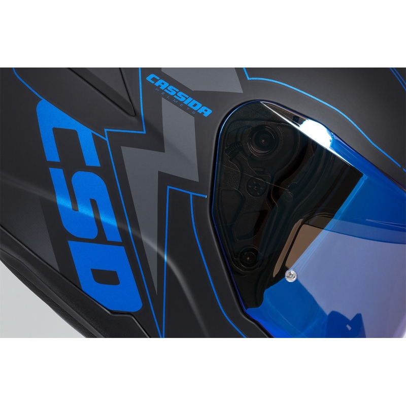 Cassida Integral GT 2.1 Flash zárt sisak fekete-kék-szürke