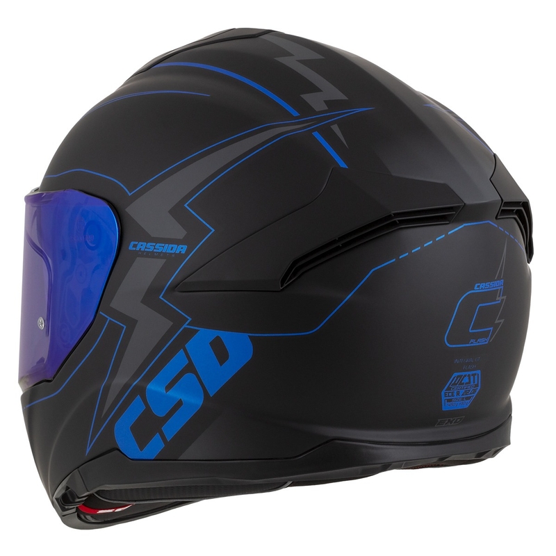 Cassida Integral GT 2.1 Flash zárt sisak fekete-kék-szürke