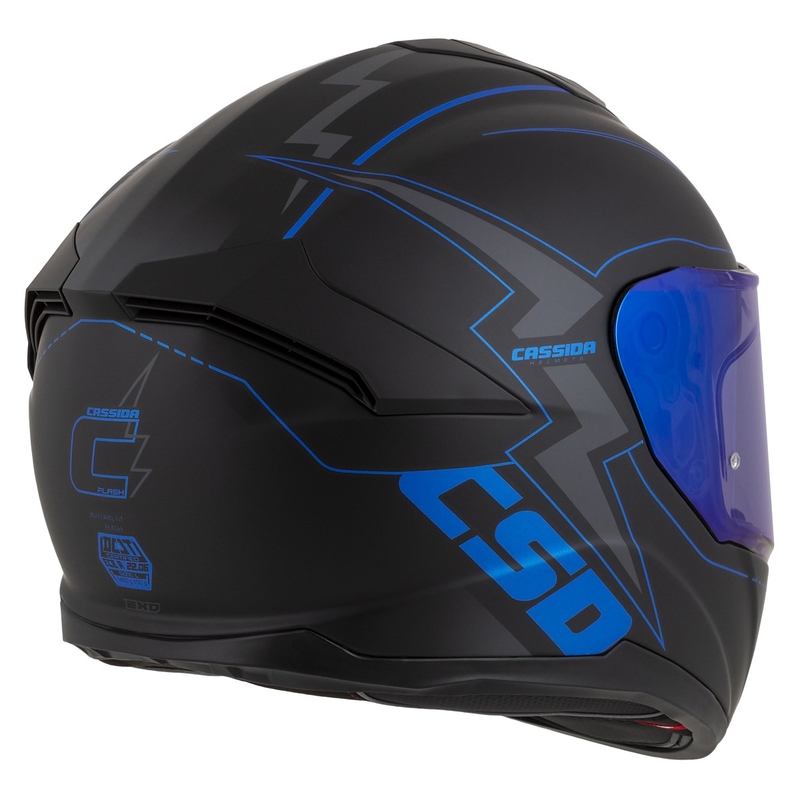Cassida Integral GT 2.1 Flash zárt sisak fekete-kék-szürke