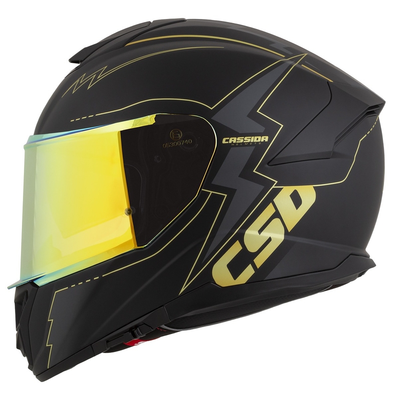 Cassida Integral GT 2.1 Flash zárt sisak fekete-arany-szürke
