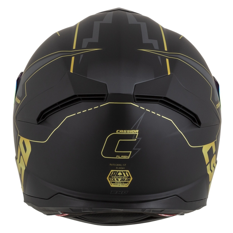 Cassida Integral GT 2.1 Flash zárt sisak fekete-arany-szürke