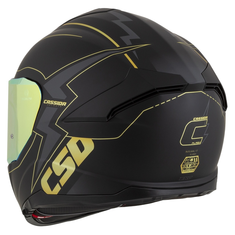 Cassida Integral GT 2.1 Flash zárt sisak fekete-arany-szürke