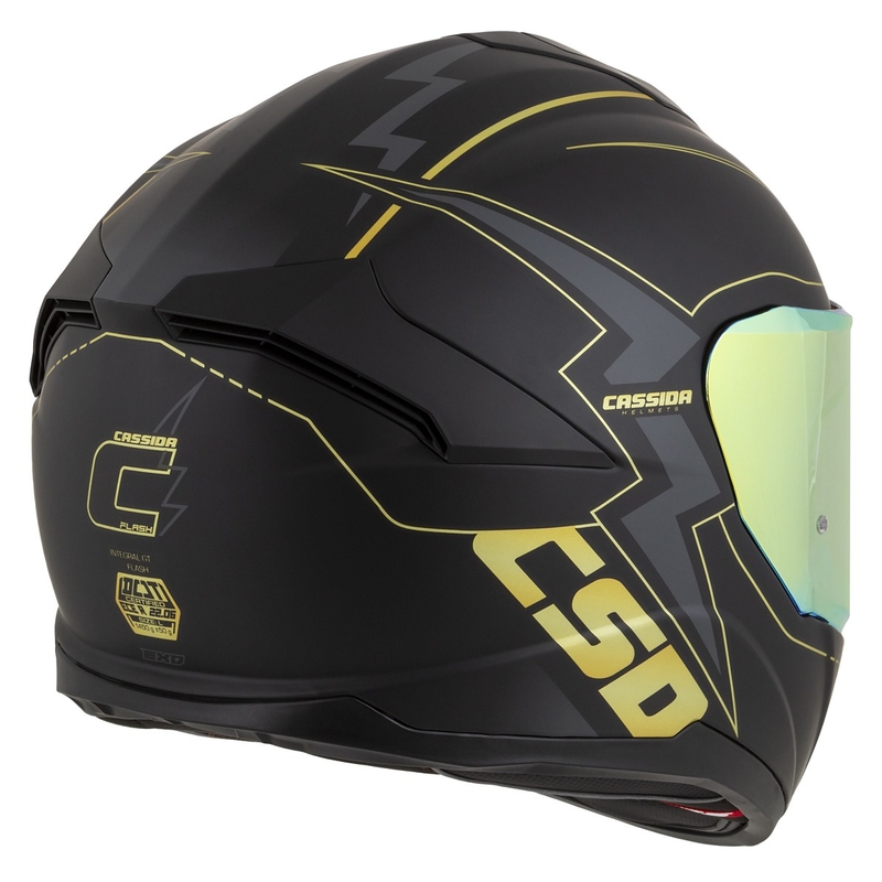 Cassida Integral GT 2.1 Flash zárt sisak fekete-arany-szürke