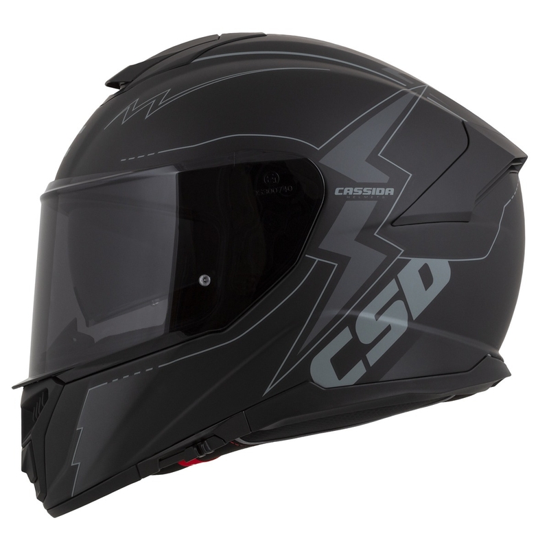 Cassida Integral GT 2.1 Flash zárt sisak fekete-szürke