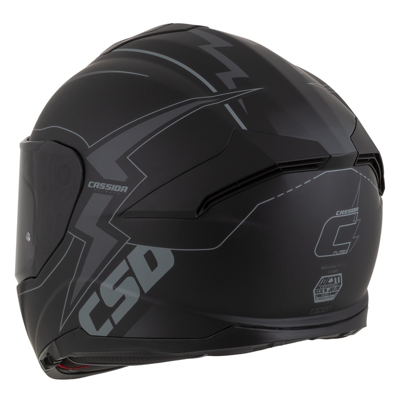 Cassida Integral GT 2.1 Flash zárt sisak fekete-szürke