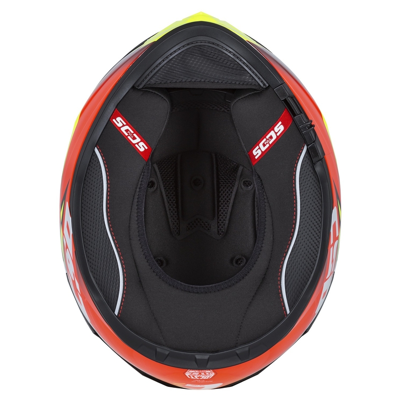 Cassida Integral GT 2.1 Flash zárt sisak fluo sárga-piros-fekete-fehér