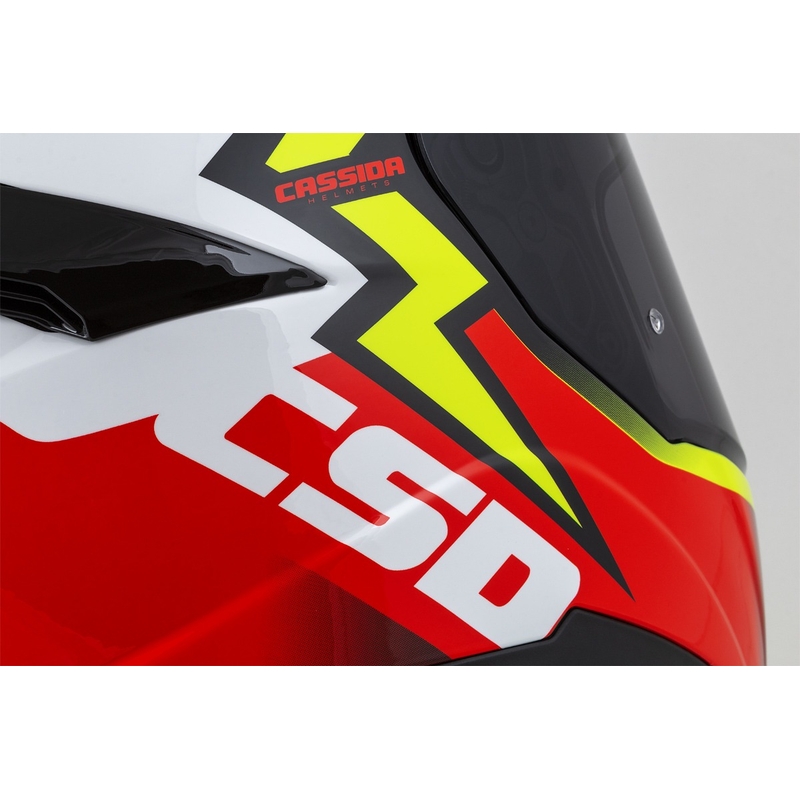 Cassida Integral GT 2.1 Flash zárt sisak fluo sárga-piros-fekete-fehér