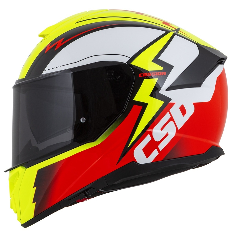 Cassida Integral GT 2.1 Flash zárt sisak fluo sárga-piros-fekete-fehér