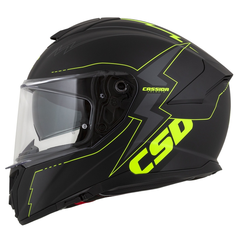 Cassida Integral GT 2.1 Flash zárt sisak fekete-fluo sárga-szürke