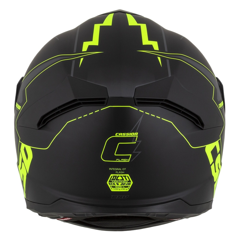 Cassida Integral GT 2.1 Flash zárt sisak fekete-fluo sárga-szürke