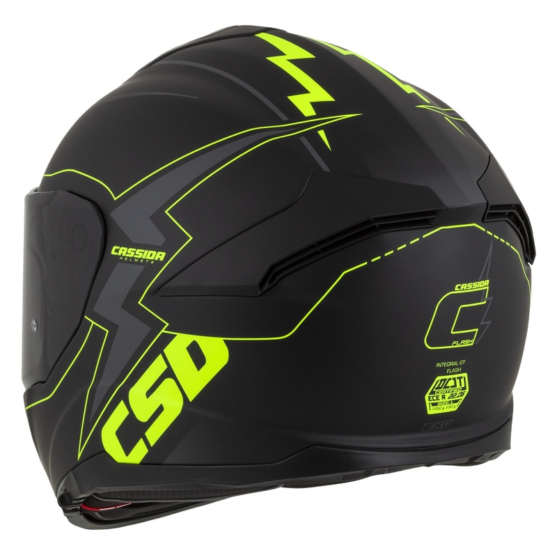 Cassida Integral GT 2.1 Flash zárt sisak fekete-fluo sárga-szürke