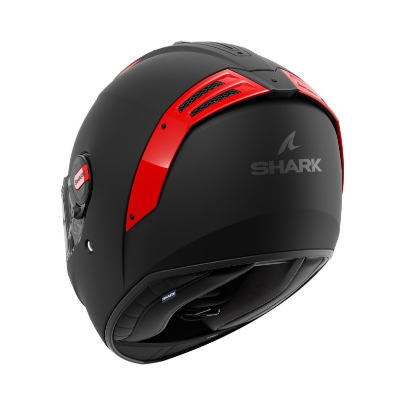 SHARK SPARTAN RS Blank SP zárt sisak fekete-piros matt