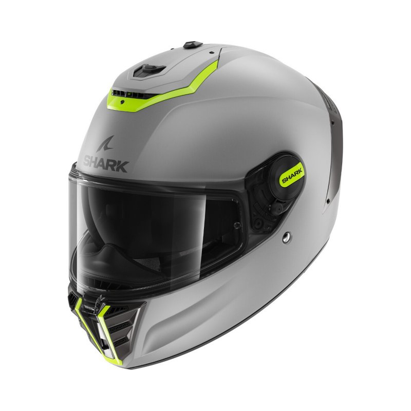 SHARK SPARTAN RS Blank SP zárt sisak szürke-fluo sárga