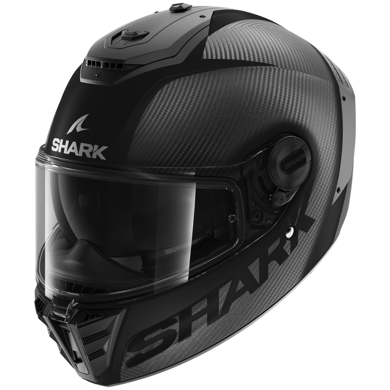 SHARK SPARTAN RS Carbon Skin 2023 zárt sisak fekete matt