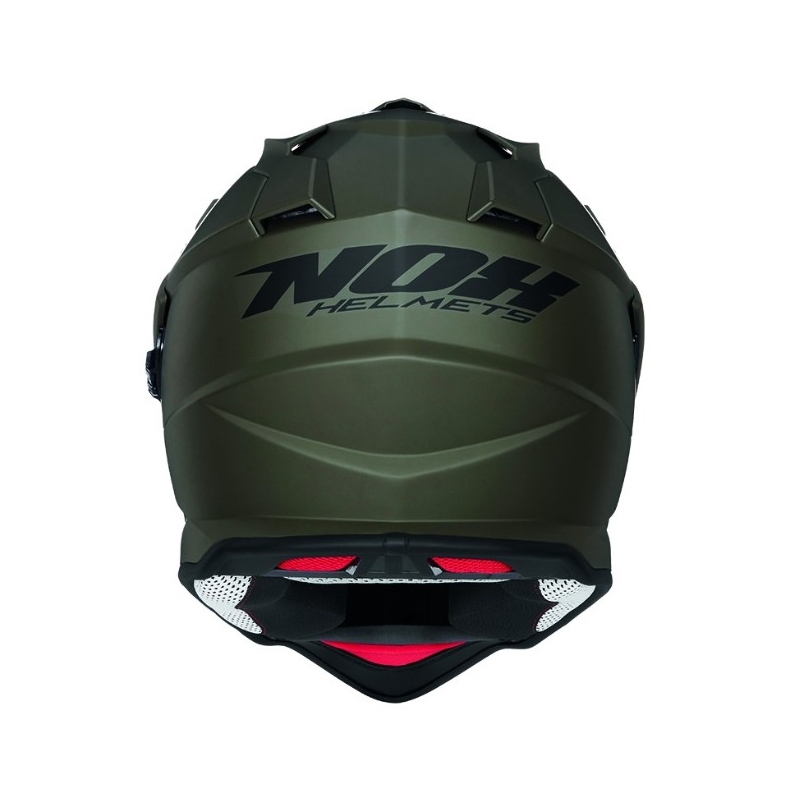 NOX N312 enduro bukósisak zöld matt - II. minőség kiárusítás