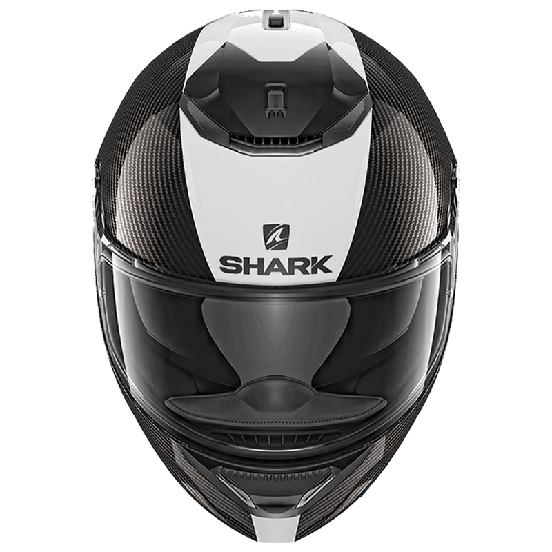 SHARK Spartan Carbon Skin 1.2 zárt sisak fekete-fehér