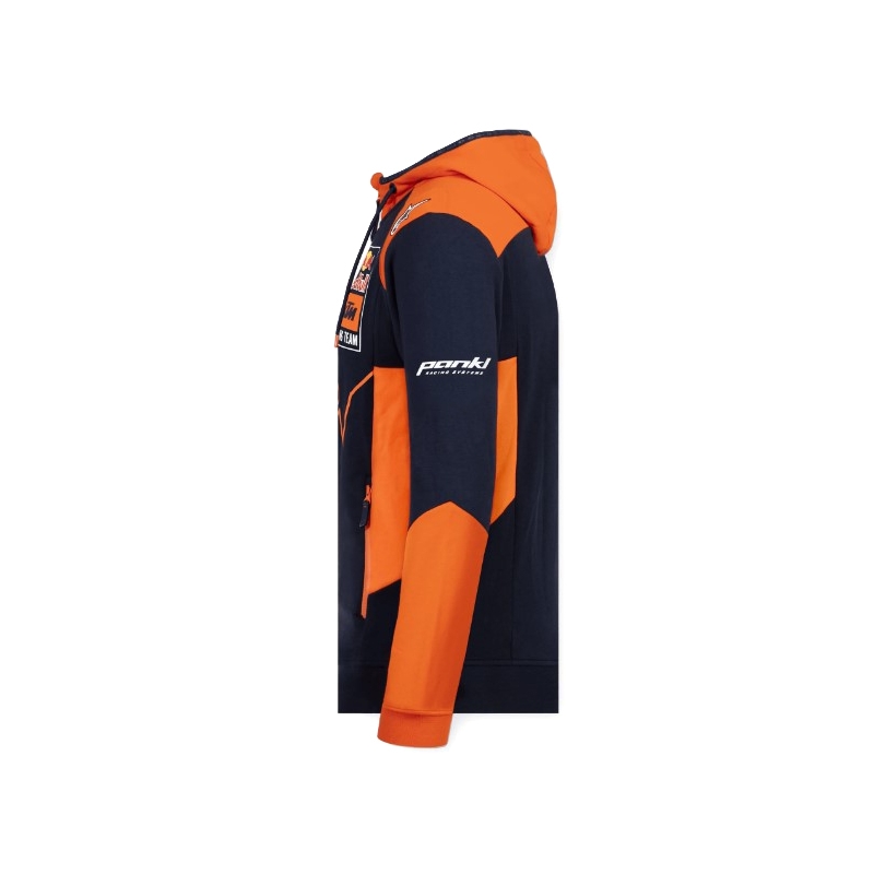 Pulóver KTM Red Bull Racing hivatalos csapatvonal kék-narancssárga