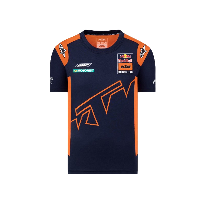 KTM Red Bull Racing Official Teamline gyerek póló kék-narancsárga