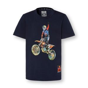 KTM Red Bull Jump gerek póló sötét kék