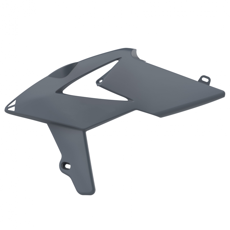 Radiator scoops POLISPORT (pár) Nardo Grey