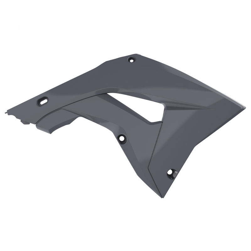 Radiator scoops POLISPORT restyling (pair) Nardo Grey