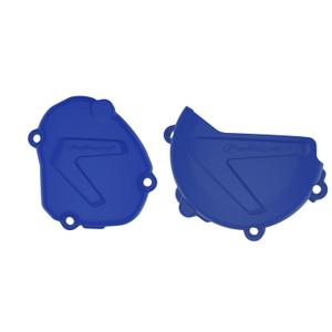 Clutch and ignition cover protector kit POLISPORT 90938 kék