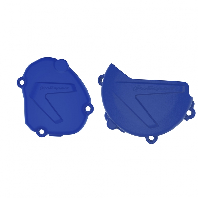Clutch and ignition cover protector kit POLISPORT kék