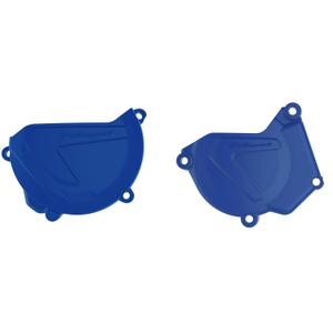 Clutch and ignition cover protector kit POLISPORT 90940 kék
