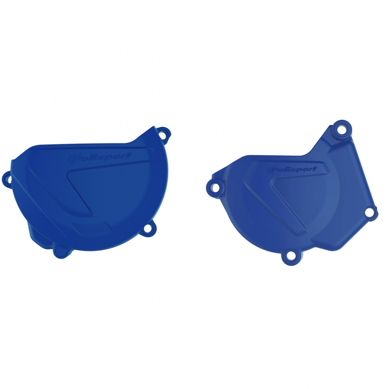 Clutch and ignition cover protector kit POLISPORT kék