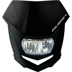 Fejidom lámpával POLISPORT HALO 8667100011 LED Black/Black